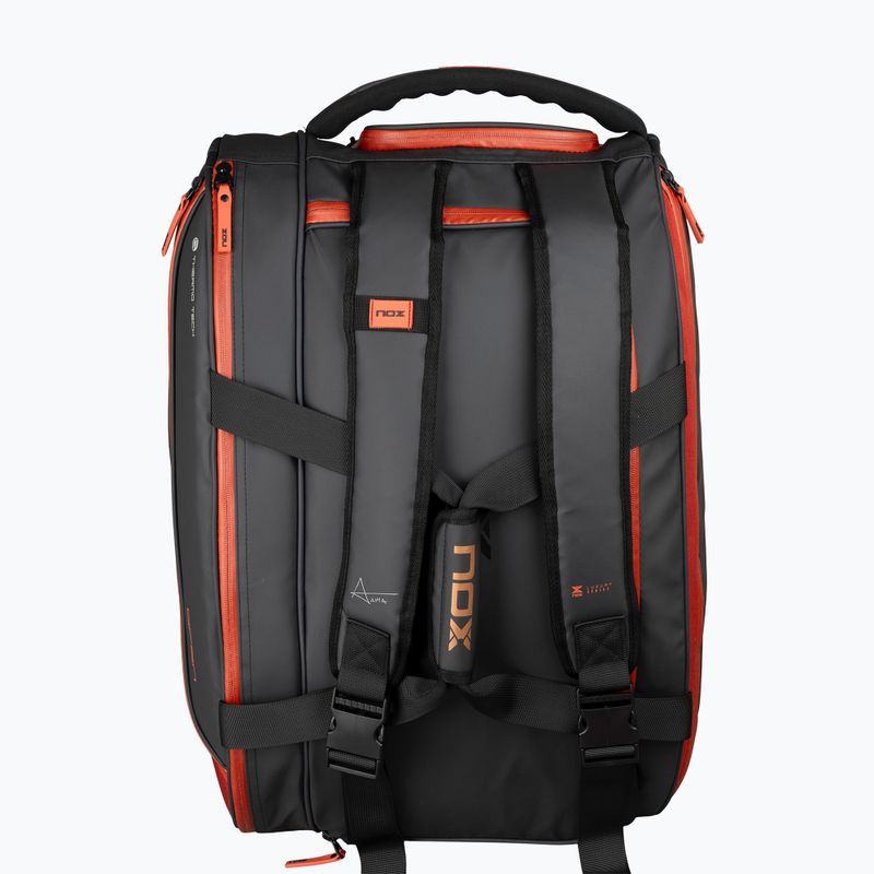 Padelio krepšys NOX Luxury Open Series 60 l black/red 7