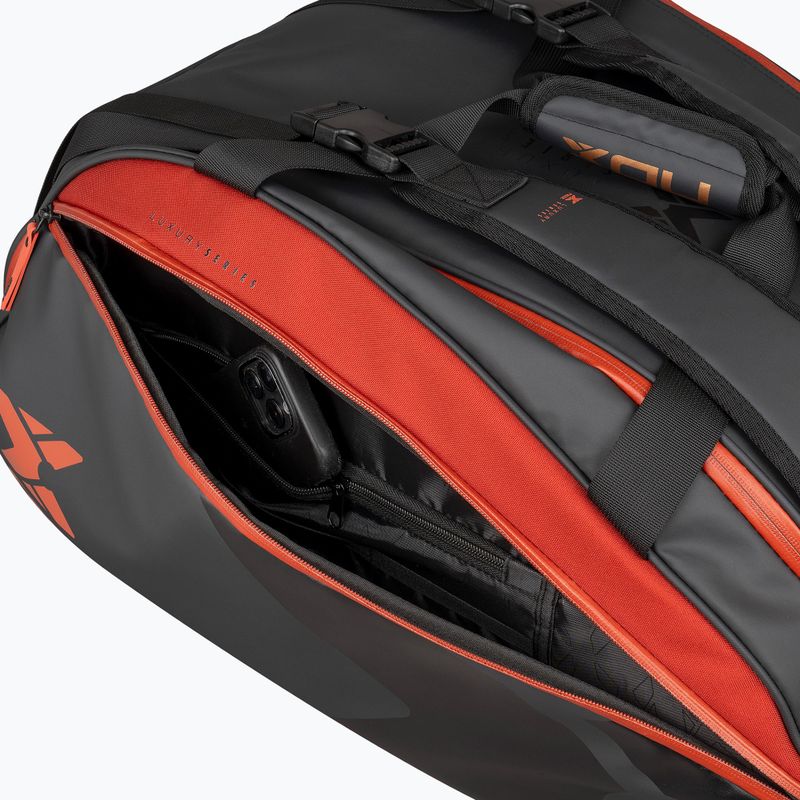 Padelio krepšys NOX Luxury Open Series 60 l black/red 12