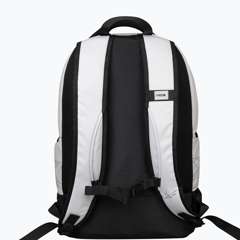 Kuprinė padelio raketėms NOX Luxury Master Series Backpack 30 l white/black 3