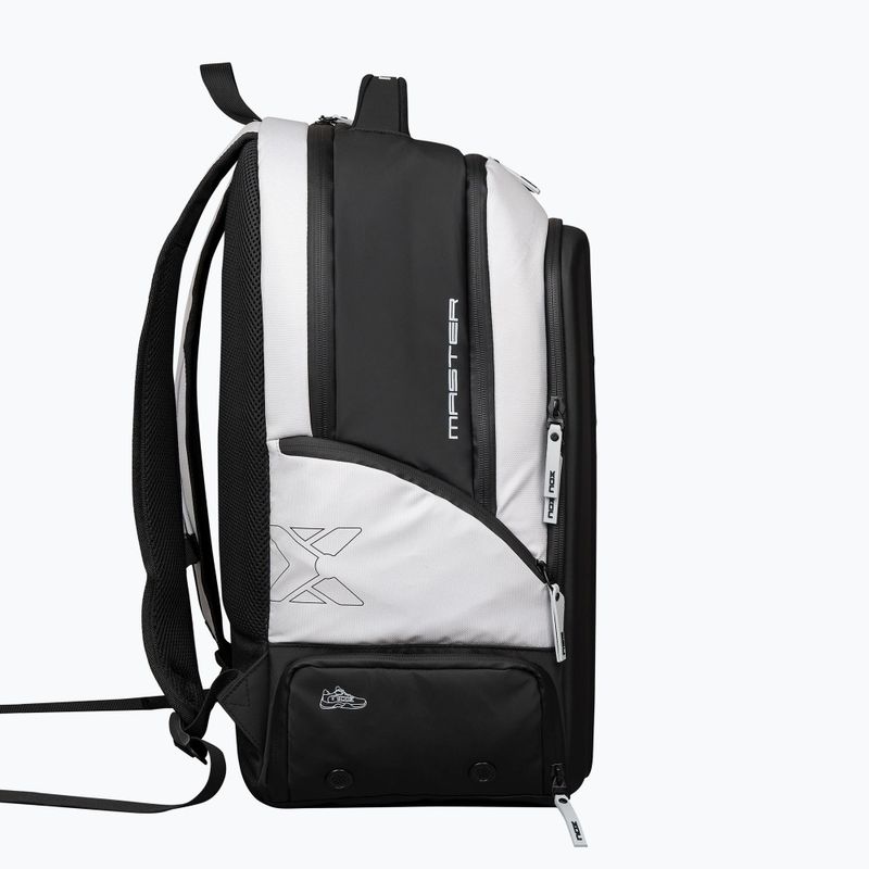 Kuprinė padelio raketėms NOX Luxury Master Series Backpack 30 l white/black 4