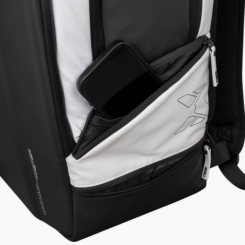 Kuprinė padelio raketėms NOX Luxury Master Series Backpack 30 l white/black 11