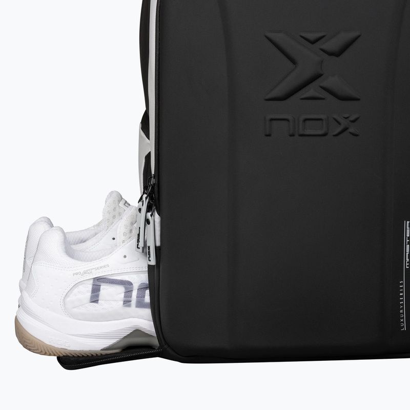 Kuprinė padelio raketėms NOX Luxury Master Series Backpack 30 l white/black 12