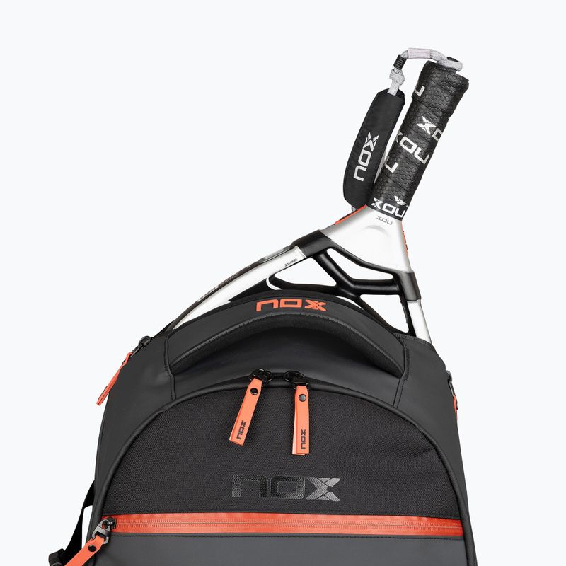 Kuprinė padelio raketėms NOX Luxury Open Series Backpack 30 l black/red 7