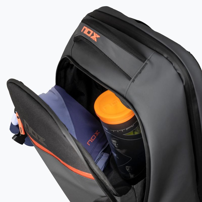 Kuprinė padelio raketėms NOX Luxury Open Series Backpack 30 l black/red 9