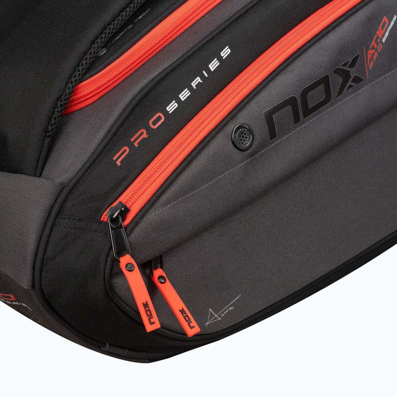 Krepšys padelio raketėms NOX AT10 XXL Padelbag 90 l grey/orange 6