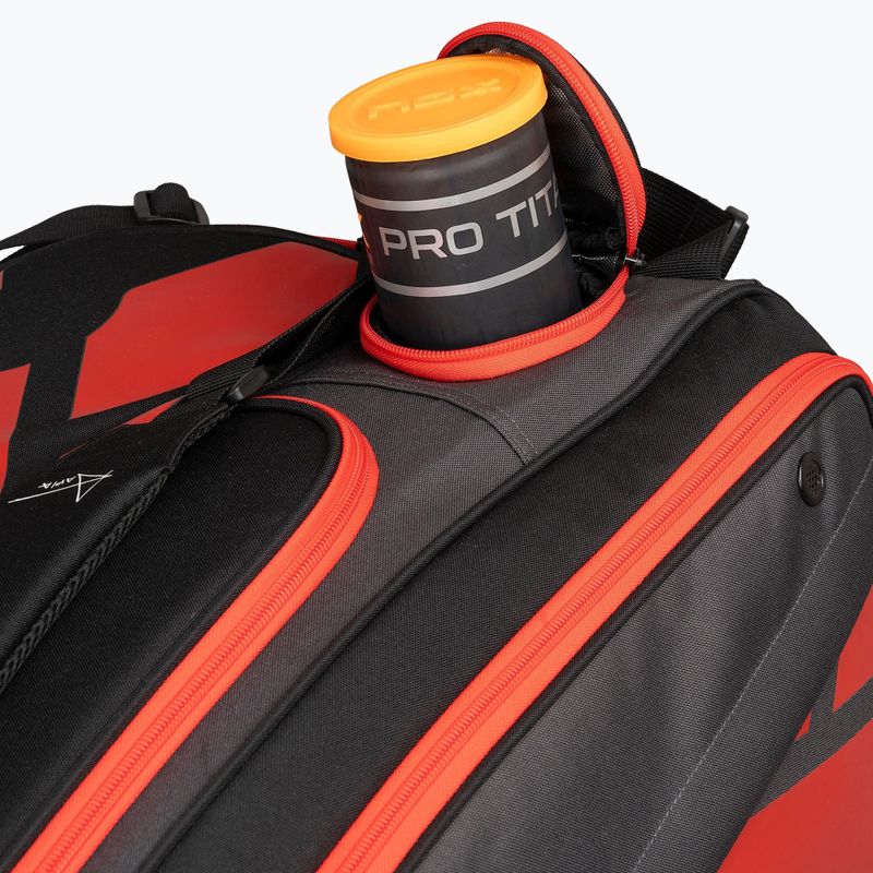Krepšys padelio raketėms NOX AT10 XXL Padelbag 90 l grey/orange 10