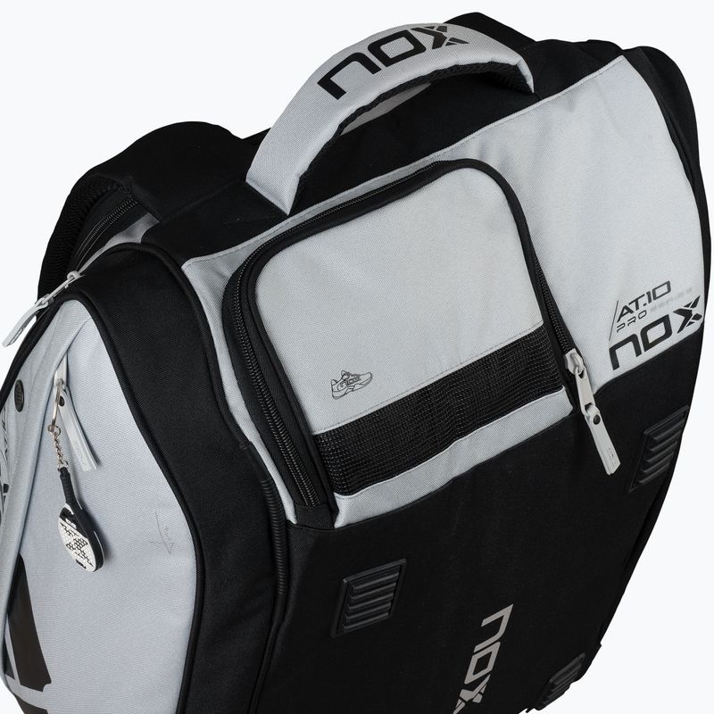 Padelio krepšys NOX AT10 Competition XL Compact 80 l grey/black 10