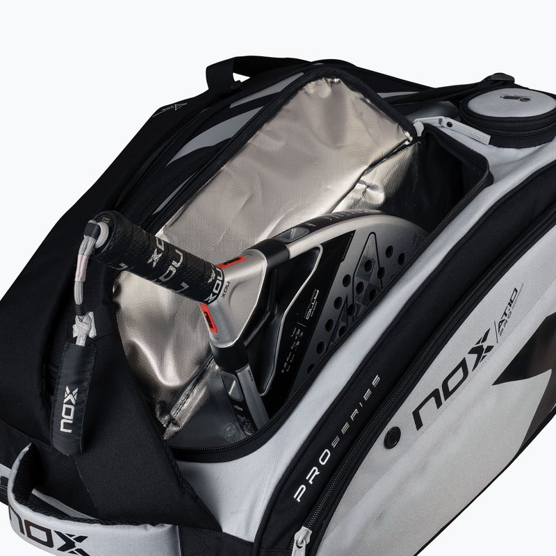 Padelio krepšys NOX AT10 Competition XL Compact 80 l grey/black 13