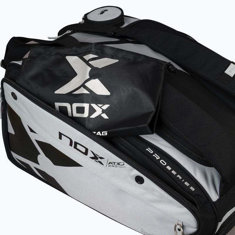 Padelio krepšys NOX AT10 Competition XL Compact 80 l grey/black 14