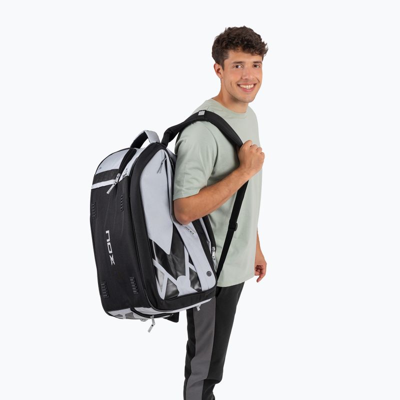 Padelio krepšys NOX AT10 Competition XL Compact 80 l grey/black 17