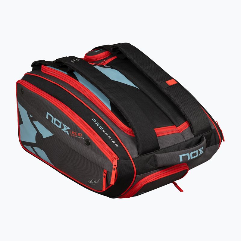 Krepšys padelio raketėms NOX ML10 Competition XL Compact Padelbag 80 l grey/black/orange 2