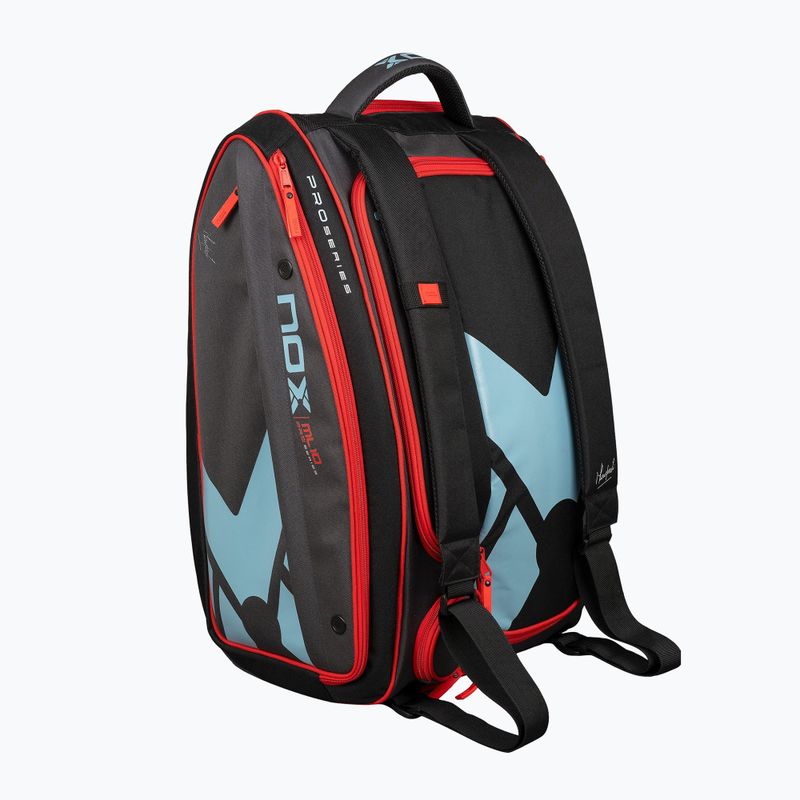 Krepšys padelio raketėms NOX ML10 Competition XL Compact Padelbag 80 l grey/black/orange 4