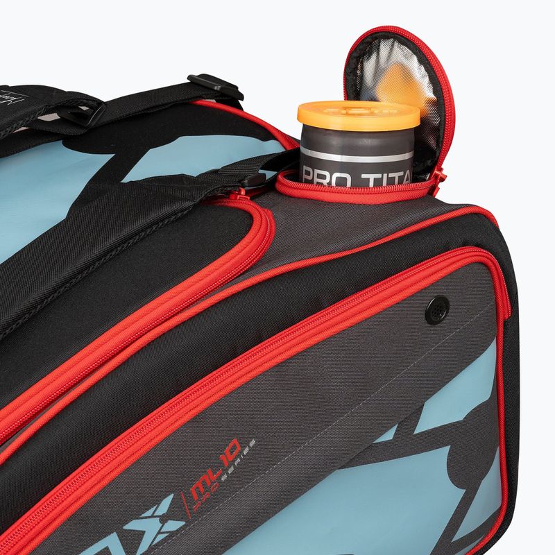 Krepšys padelio raketėms NOX ML10 Competition XL Compact Padelbag 80 l grey/black/orange 8