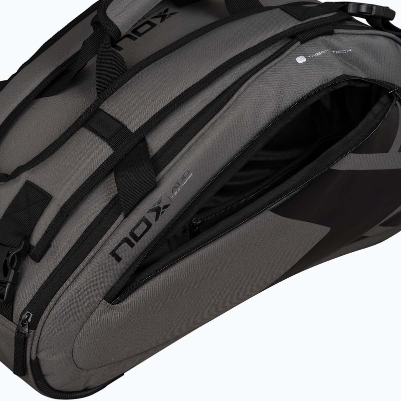 Padelio krepšys NOX AT10 Team 42 l grey/black 12