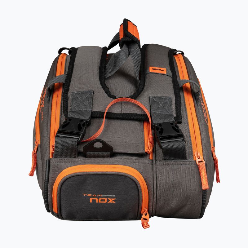 Krepšys padelio raketėms NOX AT10 Team 42 l grey/orange 5