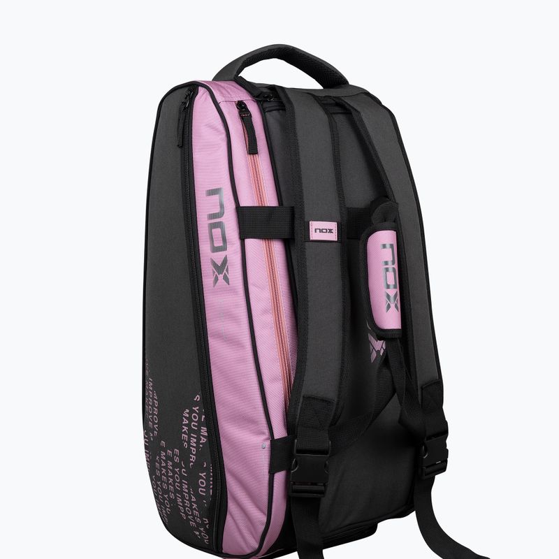 Padelio krepšys NOX Street Series 45 l grey/pink 6