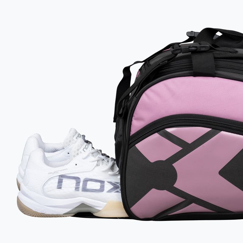 Padelio krepšys NOX Street Series 45 l grey/pink 15