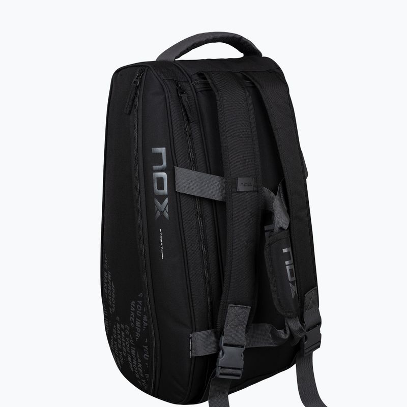 Padelio krepšys NOX Street Series 45 l black/grey 6