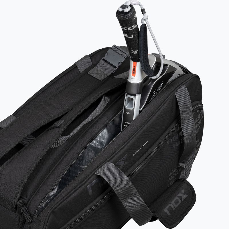 Padelio krepšys NOX Street Series 45 l black/grey 14