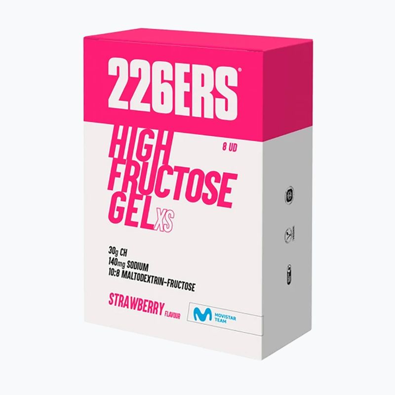 Energetinis gelis 226ERS High Fructose Gel XS 8 x 44 g strawberry