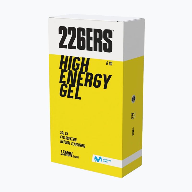 Energetinis gelis 226ERS High Energy 6 x 76 g lemon