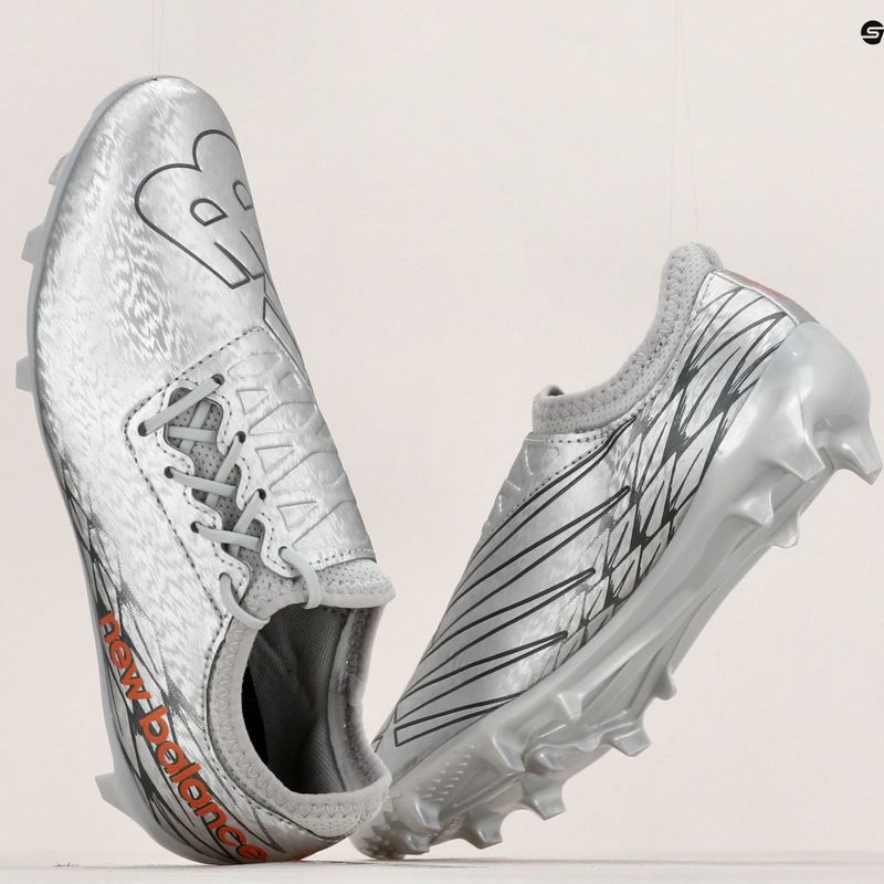 Vaikiški futbolo bateliai New Balance Furon V7 Dispatch FG Jr silver 13