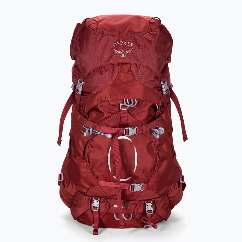 Moteriška trekingo kuprinė Osprey Ariel 55 l raudona 10002887