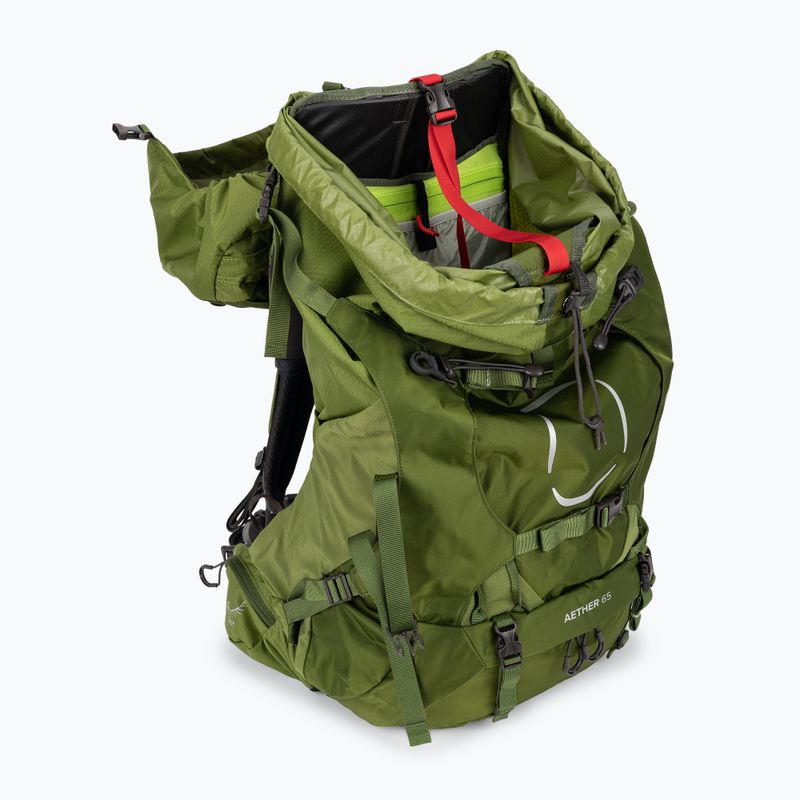 Vyriška žygio kuprinė Osprey Aether 65 l garlic mustard green 4