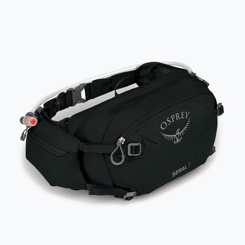 Dviračio rankinė ant juosmens Osprey Seral 7 l su gertuve 1.5 l res black 9