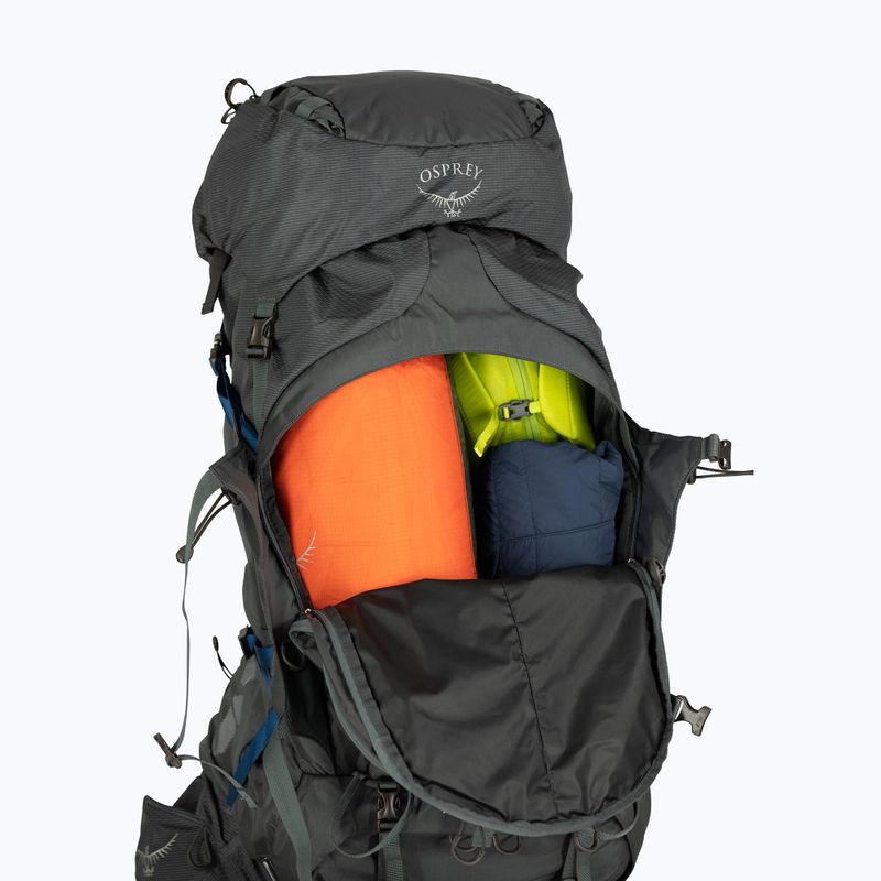 Vyriška žygio kuprinė Osprey Aether Plus 70 l eclipse grey 13