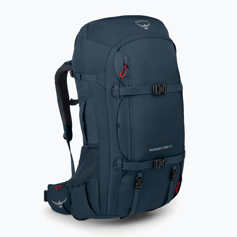 Vyriška žygio kuprinė Osprey Farpoint Trek 55 l muted space blue 2