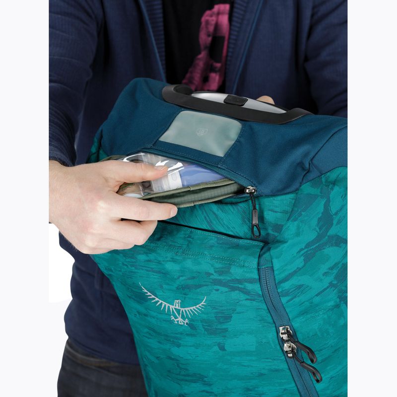Kelioninis krepšys Osprey Daylite Carry-On Wheeled Duffel 40 l palm foliage print 10