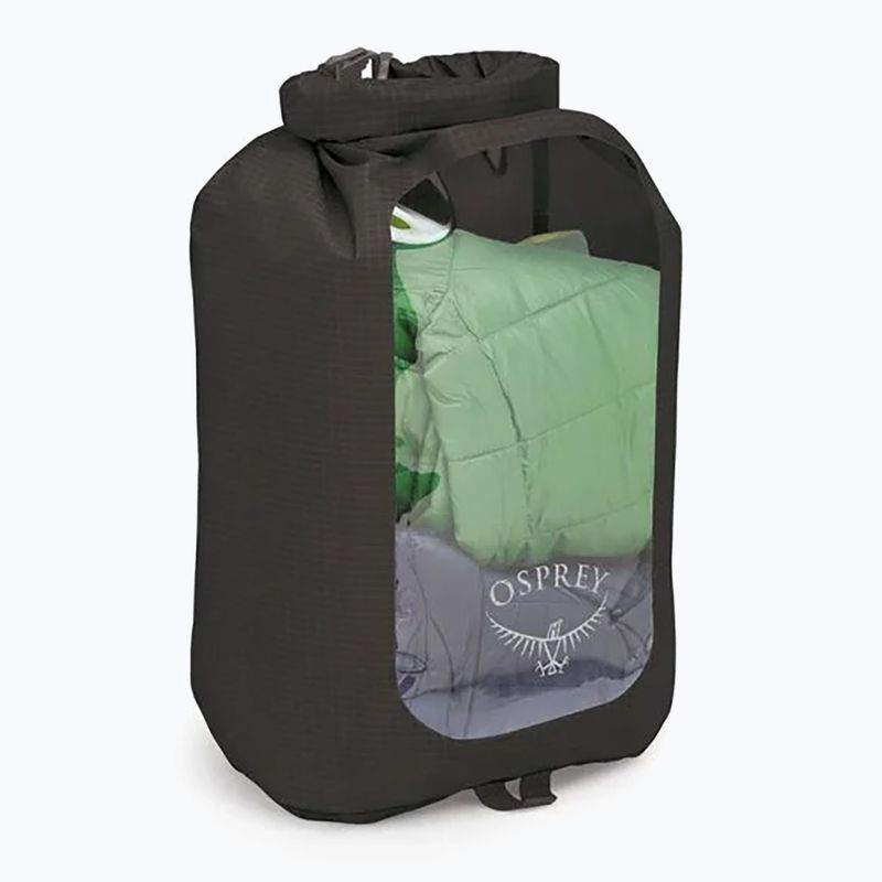 Vandeniui atsparus maišas Osprey DrySack w/Window 12 l black 2