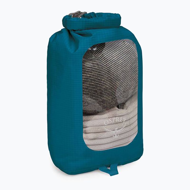 Vandeniui atsparus maišas Osprey DrySack w/Window 6 l waterfront blue 2