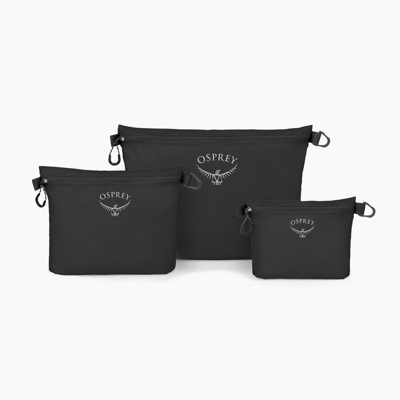 Organaizerių rinkinys Osprey Ultralight Zipper Sack Set 3 vnt. black