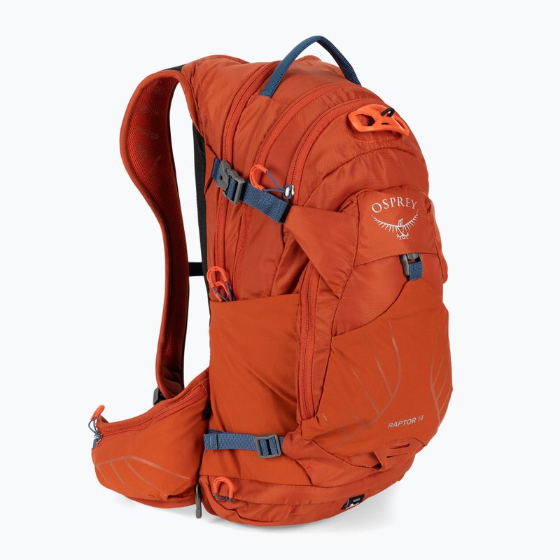 Vyriška dviratininko kuprinė Osprey Raptor 14 l orange 10005045 2
