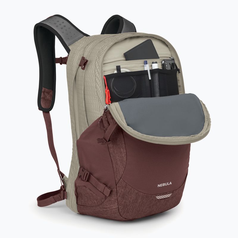 Miesto kuprinė Osprey Nebula 32 l sawdust tan/raisin red 4