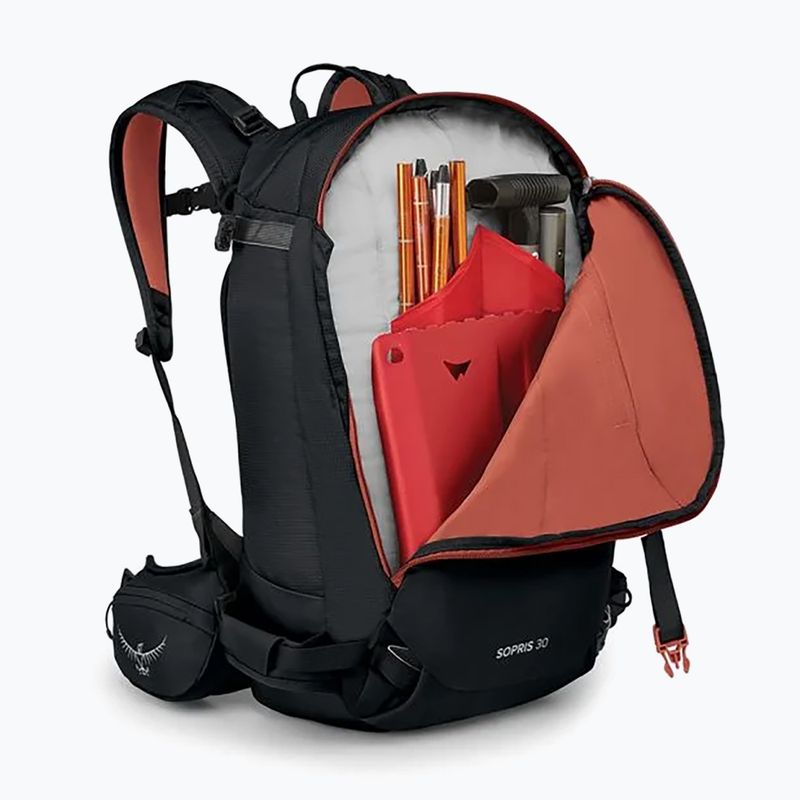 Moteriška ski touring kuprinė Osprey Sopris 30 l black 5