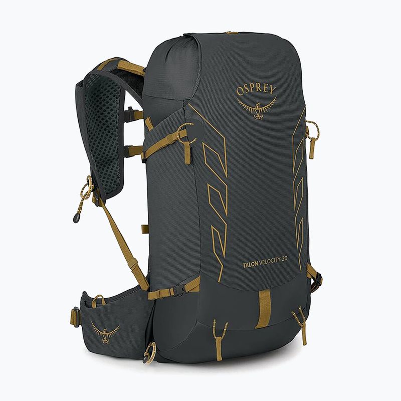 Vyriška turistinė kuprinė Osprey Talon Velocity 20 l dark charcoal/tumbleweed yellow 2