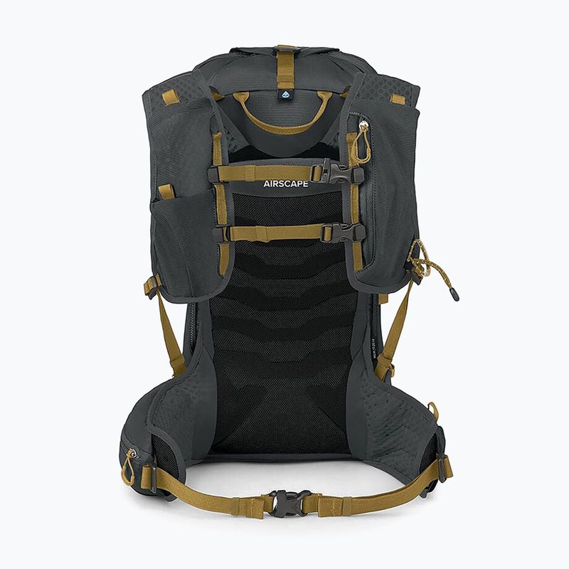 Vyriška turistinė kuprinė Osprey Talon Velocity 20 l dark charcoal/tumbleweed yellow 3