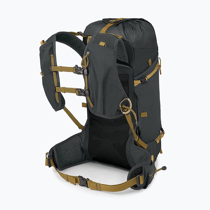 Vyriška turistinė kuprinė Osprey Talon Velocity 20 l dark charcoal/tumbleweed yellow 4