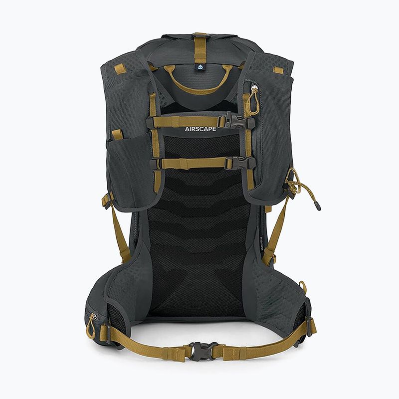 Vyriška turistinė kuprinė Osprey Talon Velocity 20 l dark charcoal/tumbleweed yellow 3