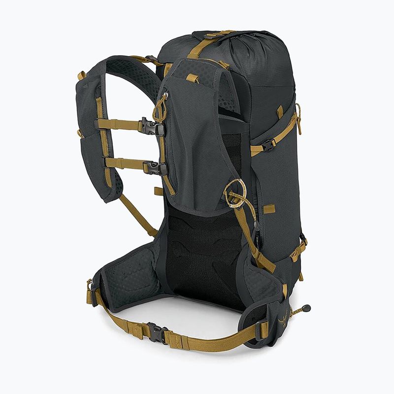 Vyriška turistinė kuprinė Osprey Talon Velocity 20 l dark charcoal/tumbleweed yellow 4