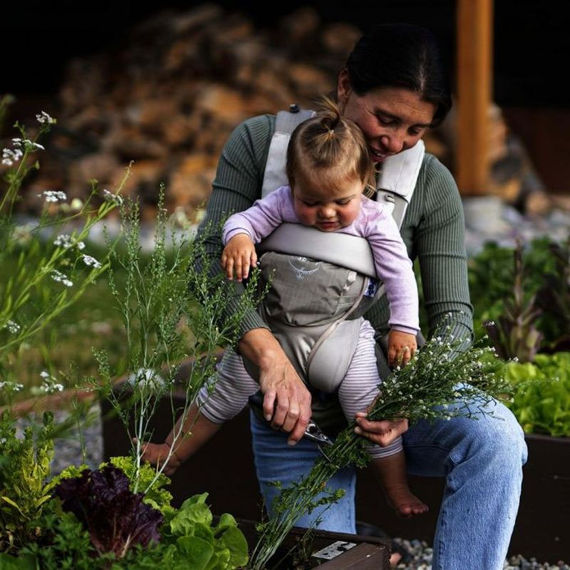 Turistinės nešynės Osprey Poco Soft Child Carrier LT tan concrete 6