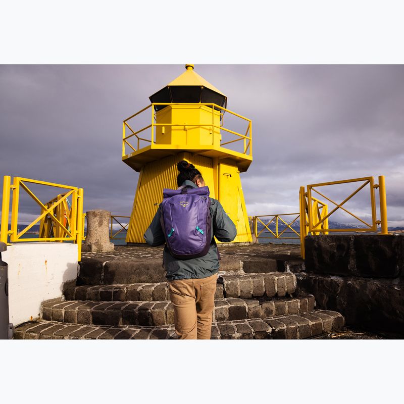 Miesto kuprinė Osprey Transporter Roll Top 20 l euphoria purple 6