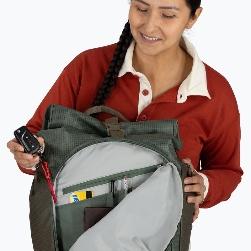 Miestinis kuprinė Osprey Transporter Roll Top 30 l pine leaf 14