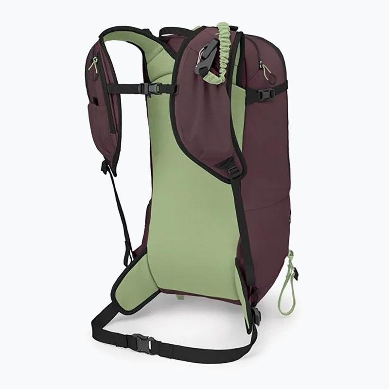 Ski touring kuprinė Osprey Firn 18 l elderberry purple/peppermint green 3