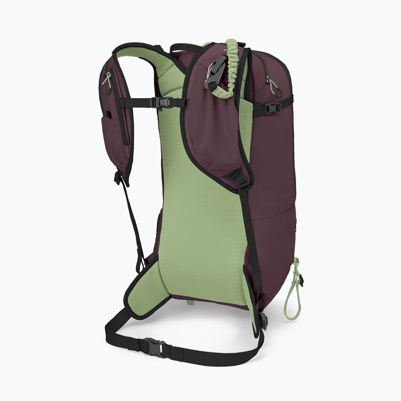 Ski touring kuprinė Osprey Firn 18 l elderberry purple/peppermint green 4