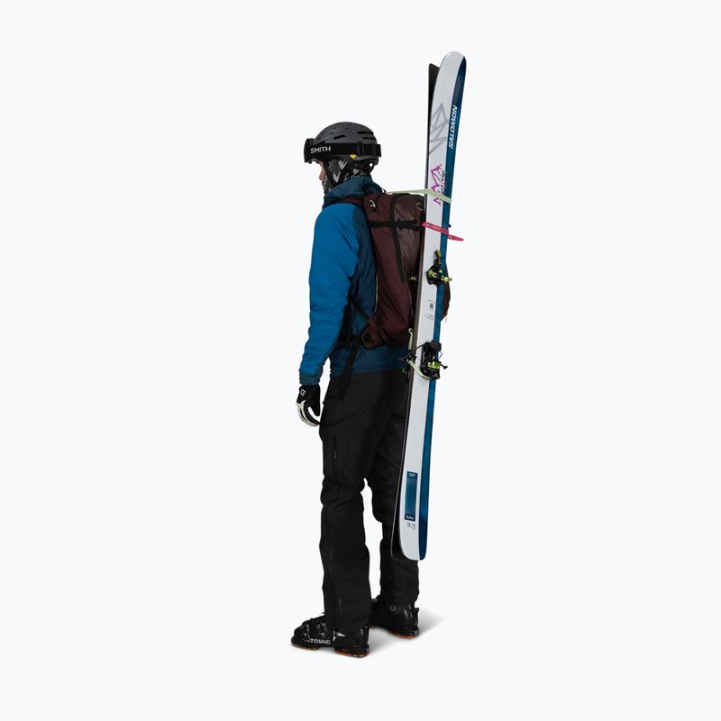 Ski touring kuprinė Osprey Firn 18 l elderberry purple/peppermint green 10