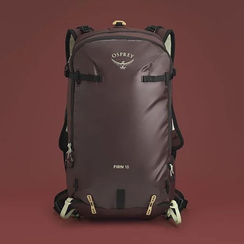 Ski touring kuprinė Osprey Firn 18 l elderberry purple/peppermint green 8